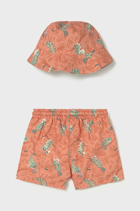 Detské plavkové šortky Mayoral 1660.3D.Baby.PPY2 oranžová SS26