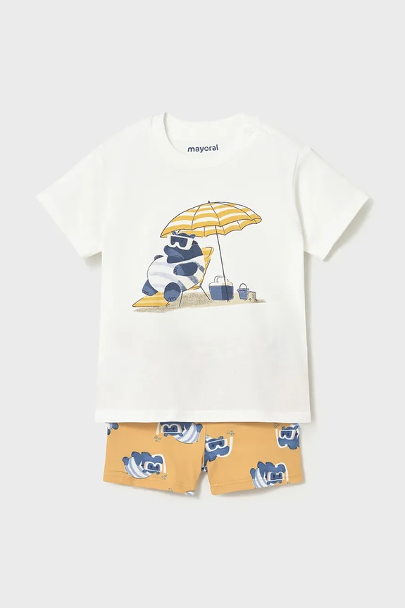 Otroške kopalke Mayoral 1661.3G.Baby.PPY2 oranžna SS26