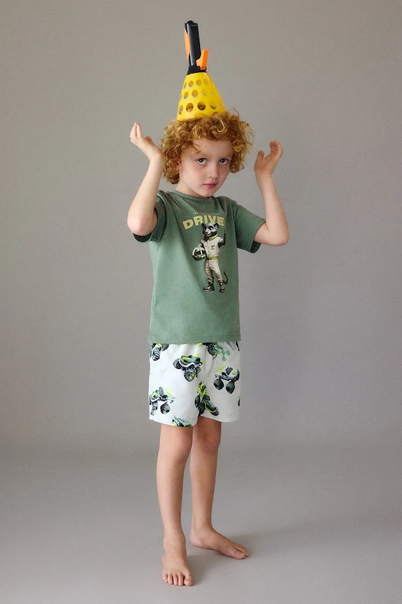 Mayoral pantaloni scurți de baie copii Produs pentru bebe bej 3611.5F.Mini.PPY2