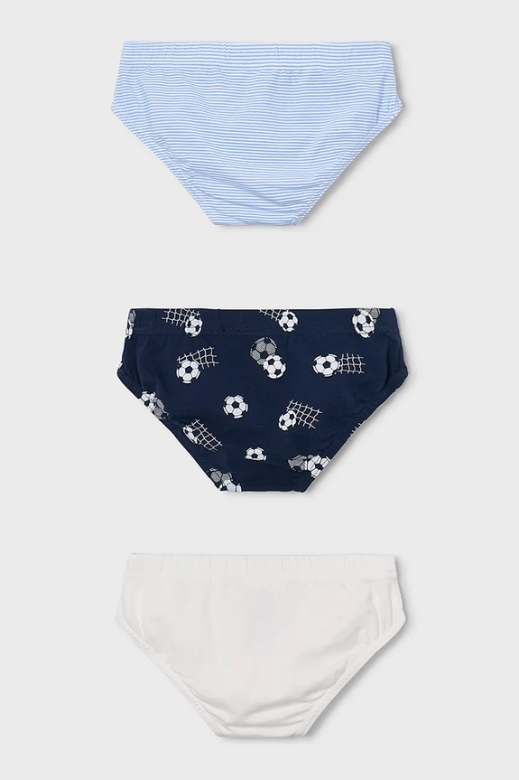 Mayoral slip copii 3-pack 10168.5E.Mini.PPY2 bleumarin SS26