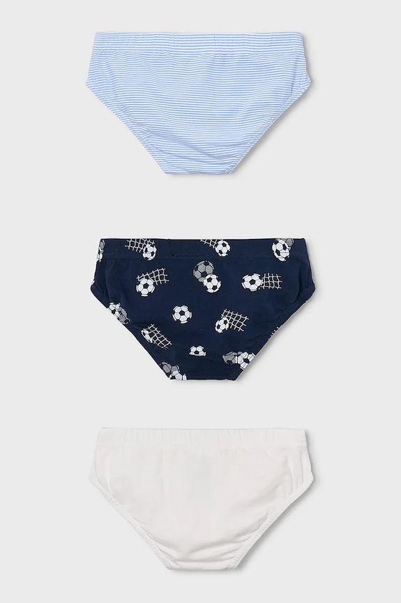 Mayoral slip copii 3-pack 10168.5E.Mini.PPY2 bleumarin SS26