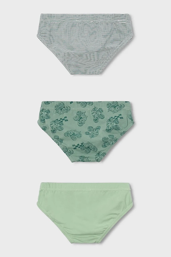 Mayoral slip copii 3-pack 10168.5E.Mini.PPY2 verde SS26