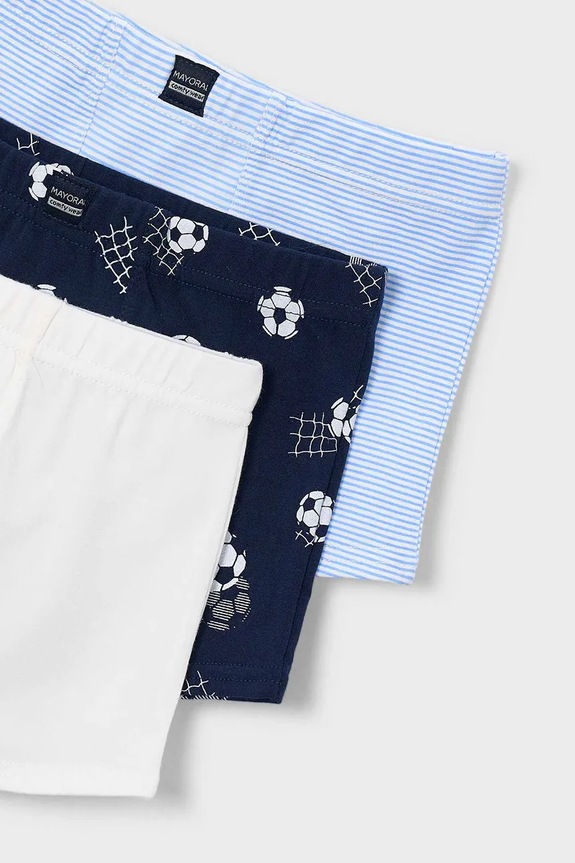 CHLAPEC Dětské boxerky Mayoral 3-pack 10171.5E.Mini.PPY2 námořnická modř