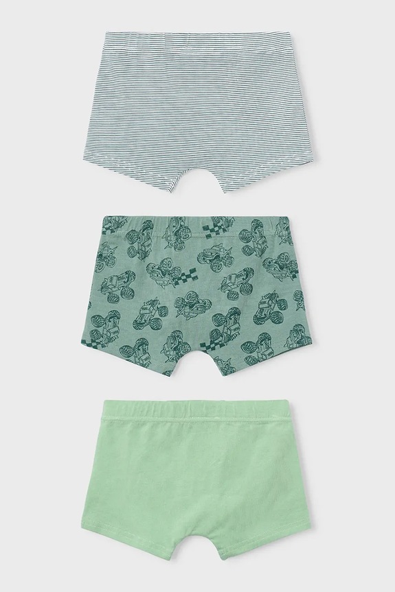 Dječje bokserice Mayoral 3-pack 10171.5E.Mini.PPY2 zelena SS26