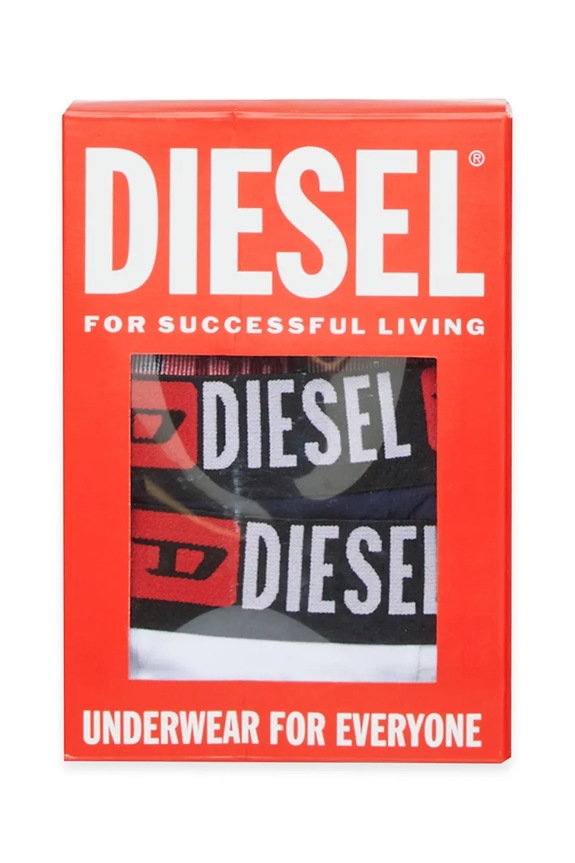 Chłopiec Diesel bokserki bawełniane dziecięce UM-UGERDTRIPACK-DE UND SHORT 3-pack J02692.KYATR szary