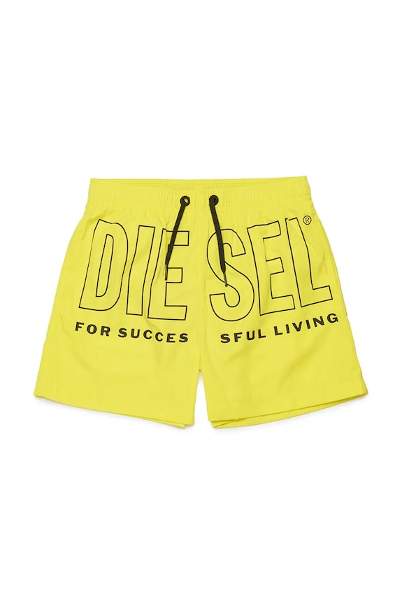Детски плувни шорти Diesel MIDIT SWIMSUIT жълт J02699.KXBPB