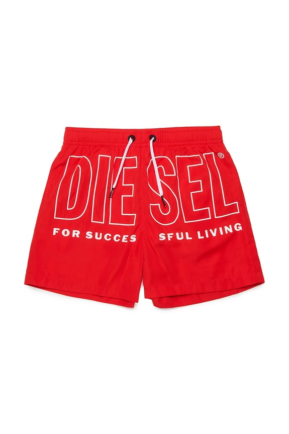 Παιδικό σορτς κολύμβησης Diesel MIDIT SWIMSUIT κόκκινο J02699.KXBPB
