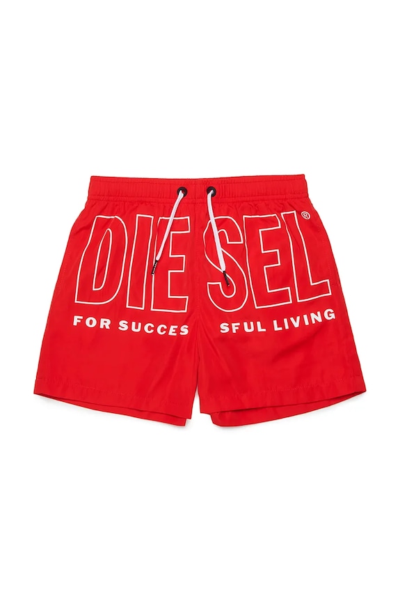 Παιδικό σορτς κολύμβησης Diesel MIDIT SWIMSUIT κόκκινο J02699.KXBPB