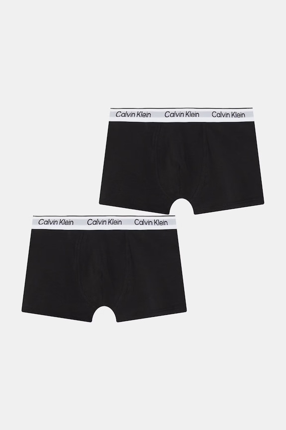 Calvin Klein Underwear Μποξεράκι παιδικό από βαμβάκι με ελαστάν 2-pack μαύρο B70B700506.PPY2