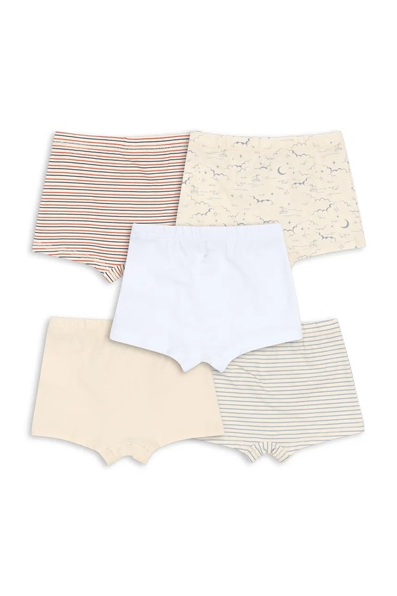 Konges Sløjd boxer bambini BASIC 5 PACK BOY BOXERS GOTS pacco da 5 KS104671.PPY2 multicolore SS26