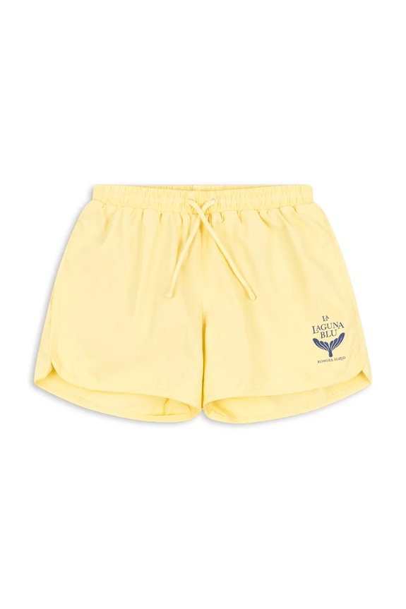 Παιδικό σορτς κολύμβησης Konges Sløjd POMIO SWIM SHORTS GRS KS105041.PPY2 κίτρινο SS26