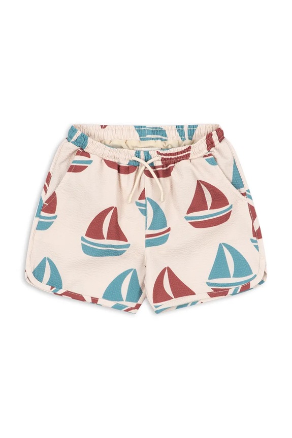 Παιδικό σορτς κολύμβησης Konges Sløjd SEER ASNOU SWIM SHORTS GRS Planet friendly μπεζ KS105073.PPY2