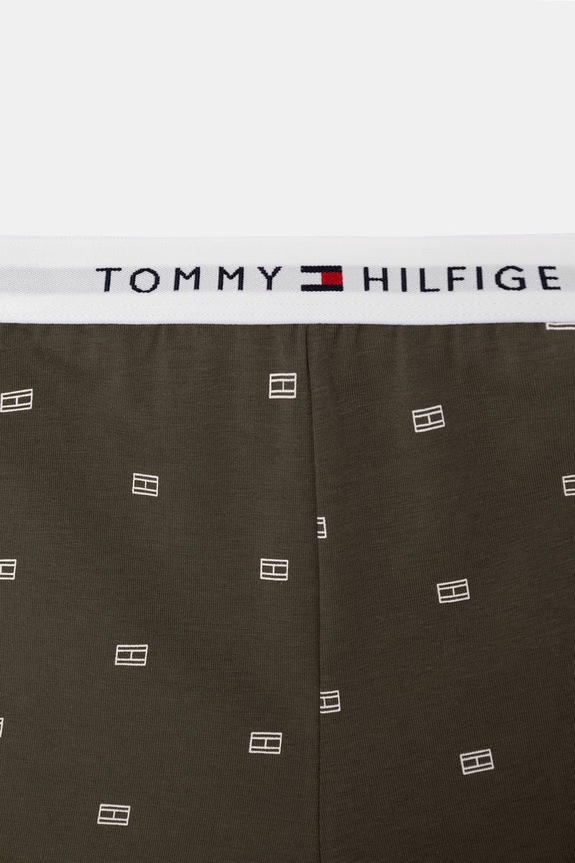 Băieți Tommy Hilfiger cămașă de pijama pentru copii bumbac UB0UB00575.PPY2 alb