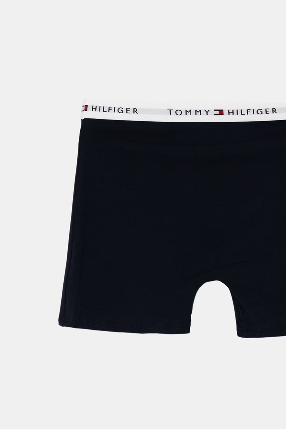 Tommy Hilfiger boxeri pentru copii din bumbac cu elastan pachet de 2 UB0UB00548.PPY2 bleumarin