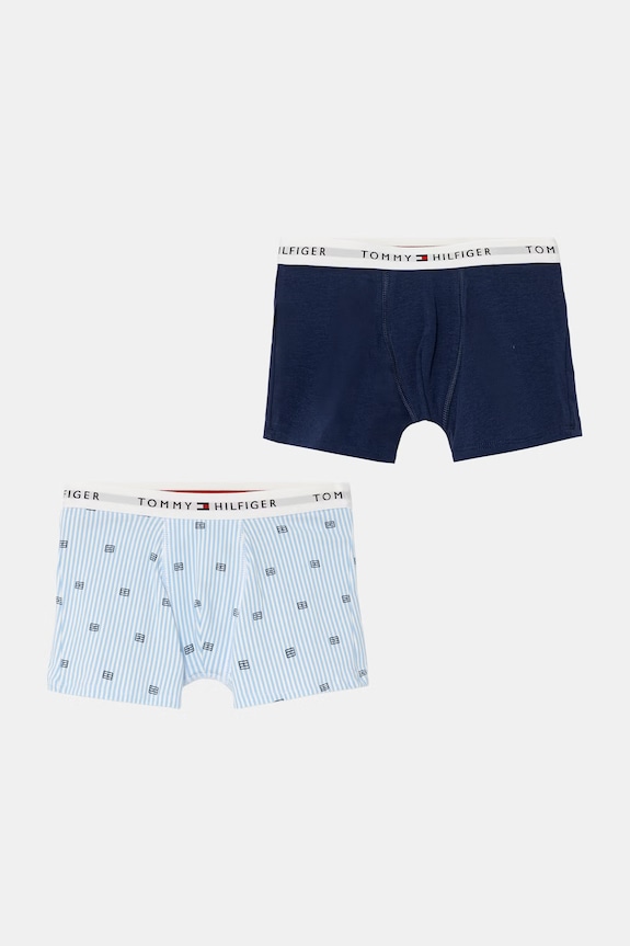 Tommy Hilfiger bokserice za djecu od pamuka s elastanom 2-pack plava UB0UB00550.PPY2