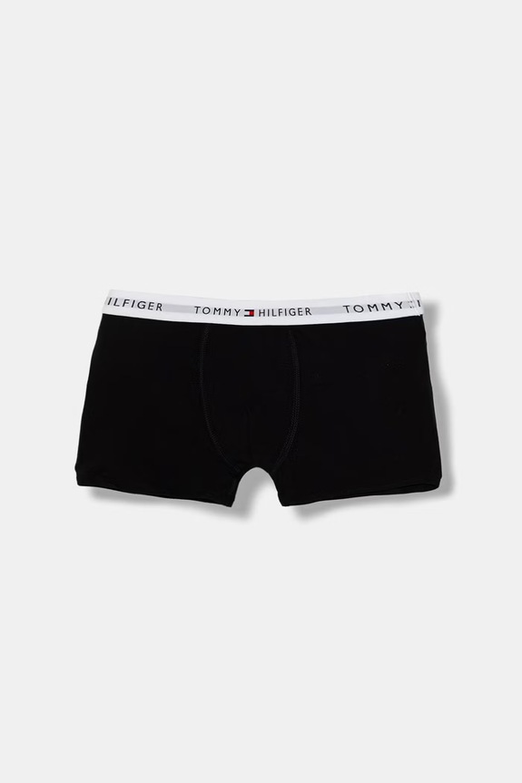 Tommy Hilfiger bokserki dziecięce z bawełną 3-pack UB0UB00573.PPY2 czarny SS26