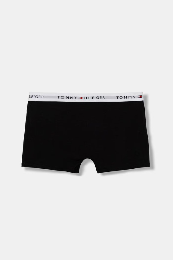 Chłopiec Tommy Hilfiger bokserki dziecięce z bawełną 3-pack UB0UB00573.PPY2 czarny