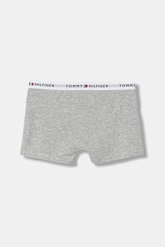 Tommy Hilfiger boxeri pentru copii din bumbac cu elastan pachet de 5 UB0UB00601.PPY2 gri
