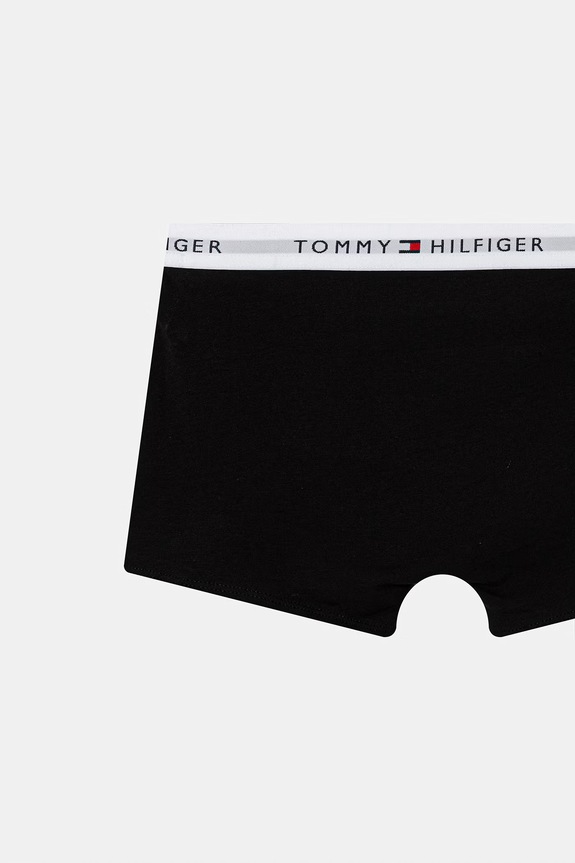 Αγορίστικα Tommy Hilfiger μποξεράκι παιδικό βαμβακερό με ελαστάν 5-pack UB0UB00601.PPY2 μαύρο