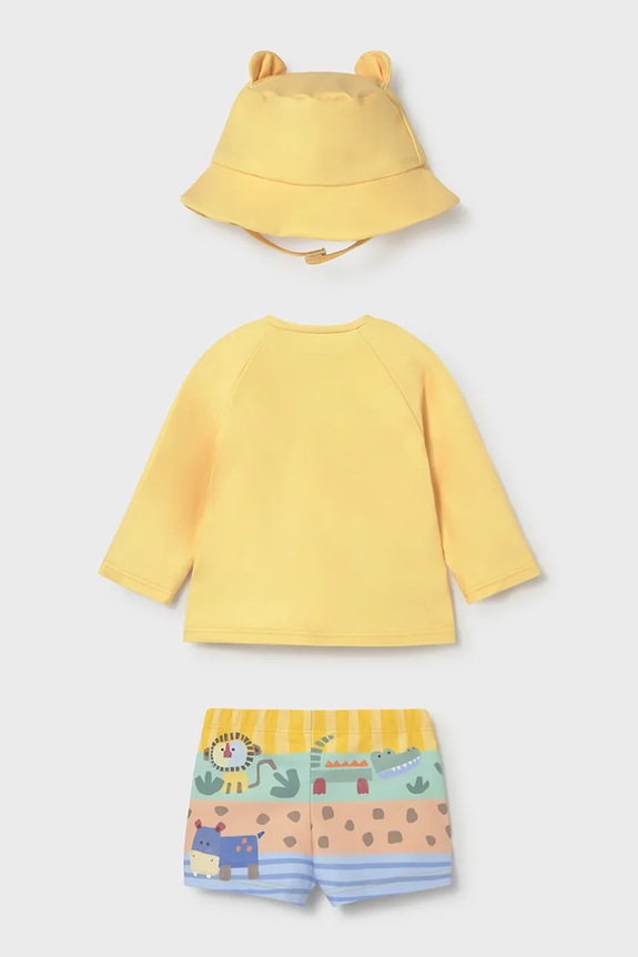 Mayoral Newborn costum de baie pentru bebeluși 1619.1Q.Newborn.PPY2 galben SS26
