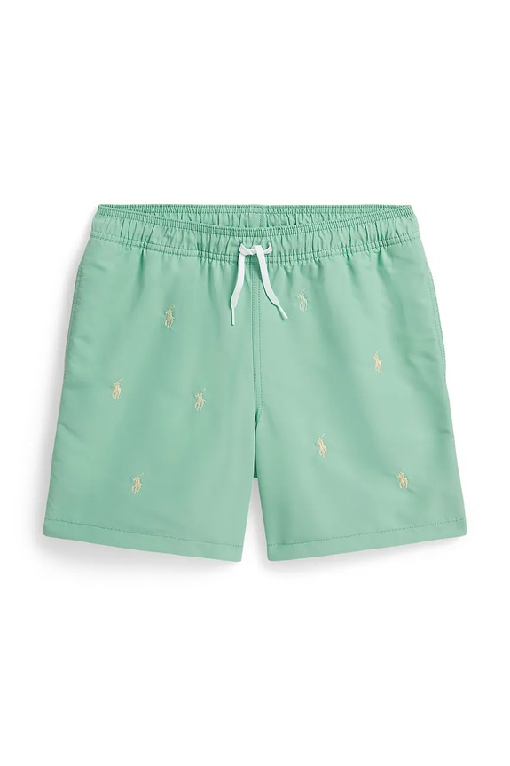 Παιδικό σορτς κολύμβησης Polo Ralph Lauren τιρκουάζ 323966844500