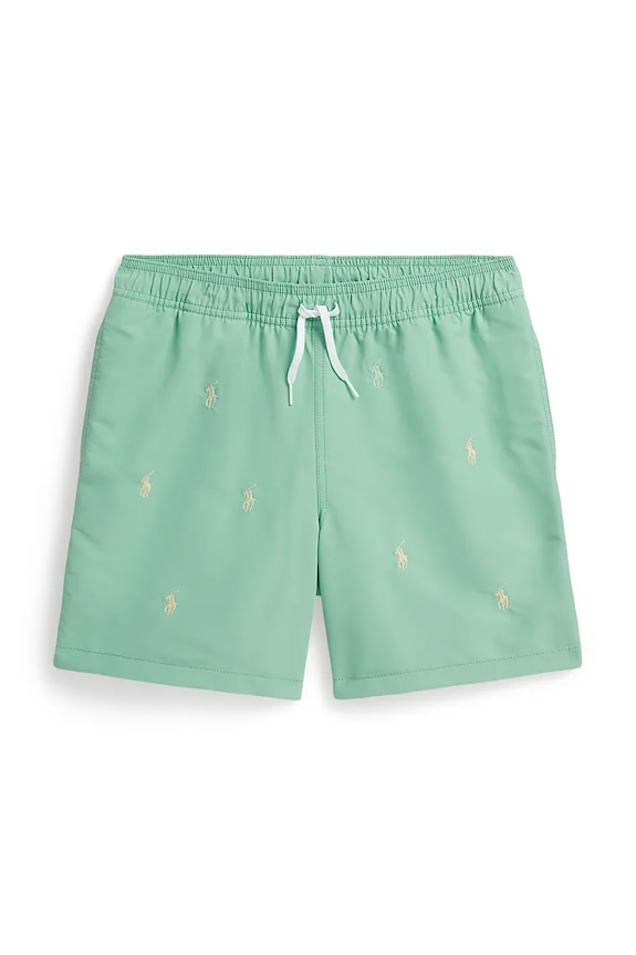 Παιδικό σορτς κολύμβησης Polo Ralph Lauren τιρκουάζ 323966844500