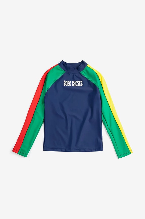 Bobo Choses longsleeve de baie pentru copii 126AC132 bleumarin SS26