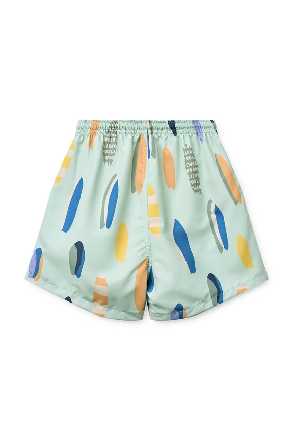 Liewood kopalne kratke hlače otroške Duke Printed Board Shorts LW20068.PPY2 zelena SS26