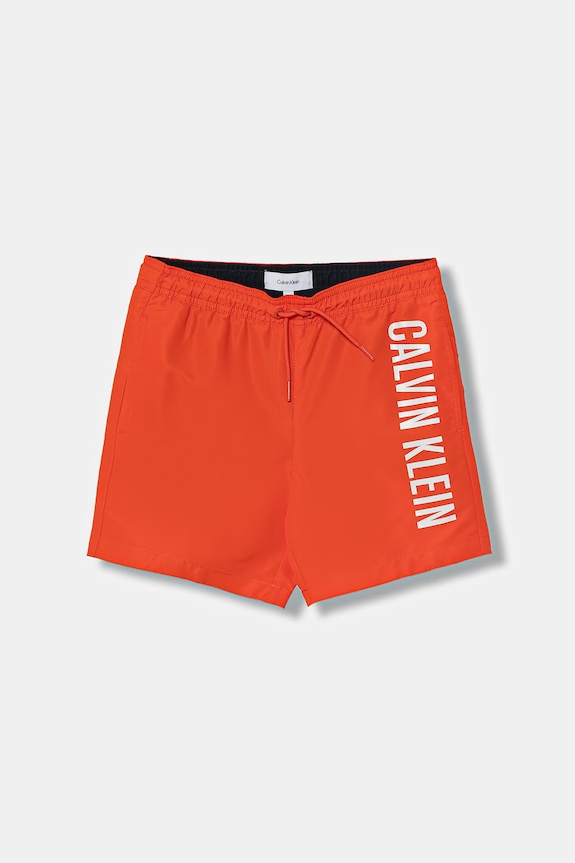 Calvin Klein Jeans plavecké šortky detské oranžová KV0KV00053.PPY2