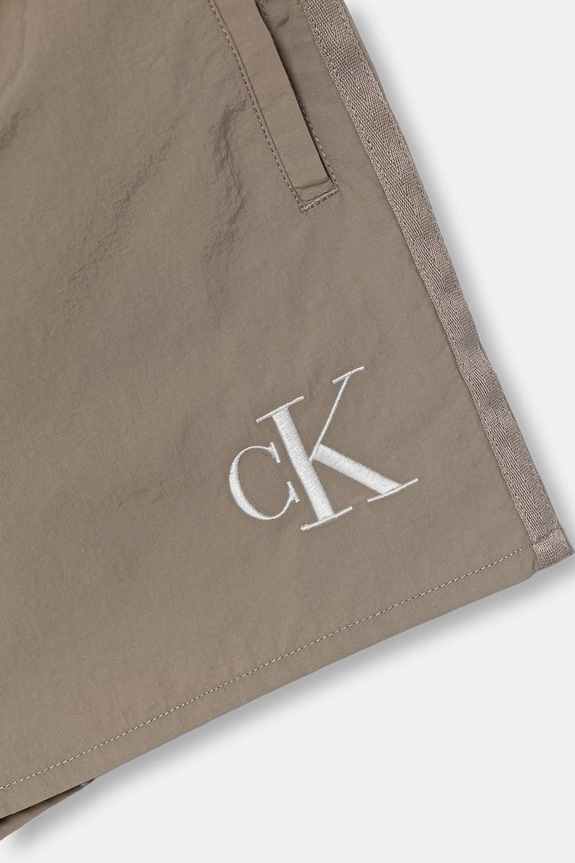 Chlapec Calvin Klein Jeans plavecké šortky detské KV0KV00057.PPY2 hnedá