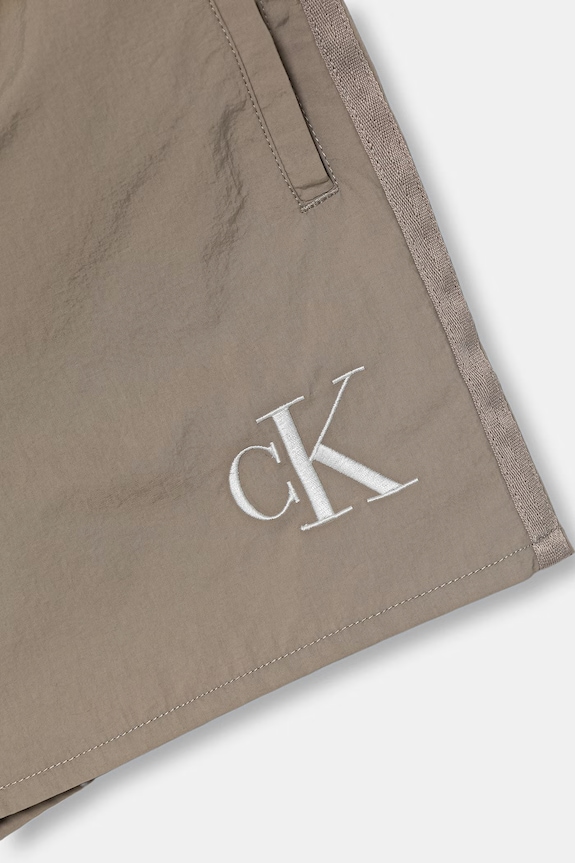 Chlapec Calvin Klein Jeans plavecké šortky detské KV0KV00057.PPY2 hnedá