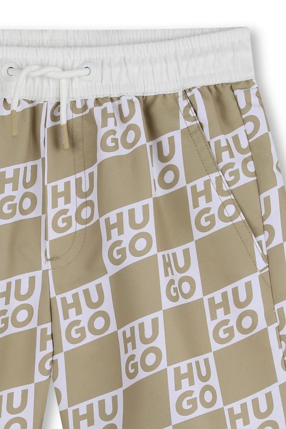 Αγορίστικα Παιδικό σορτς κολύμβησης HUGO G00979.162.174 μπεζ