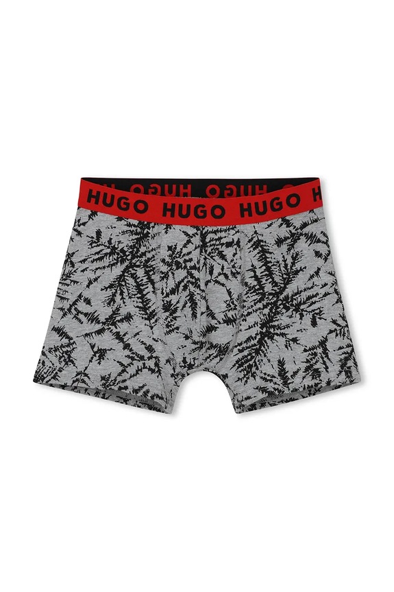 Chłopiec HUGO bokserki dziecięce 2-pack G01192.102.150 czarny