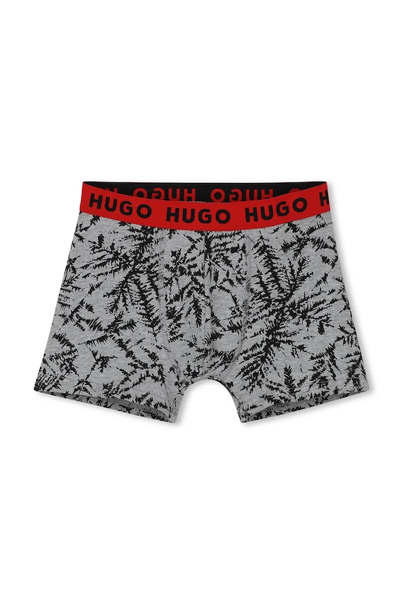 Chłopiec HUGO bokserki dziecięce 2-pack G01192.162.174 czarny