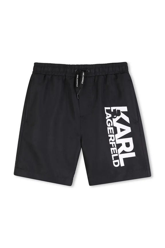 Dječje kratke hlače za kupanje Karl Lagerfeld crna Z31079.114.150