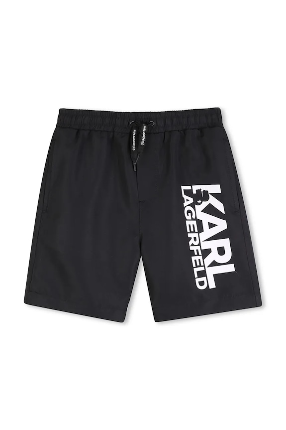 Dječje kratke hlače za kupanje Karl Lagerfeld crna Z31079.114.150