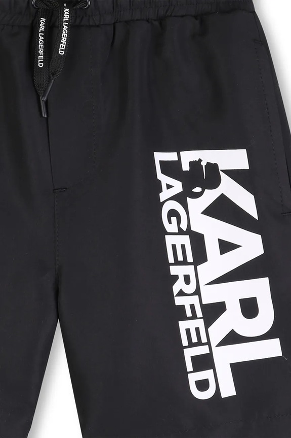 Chłopiec Karl Lagerfeld szorty kąpielowe dziecięce Z31079.162.174 czarny