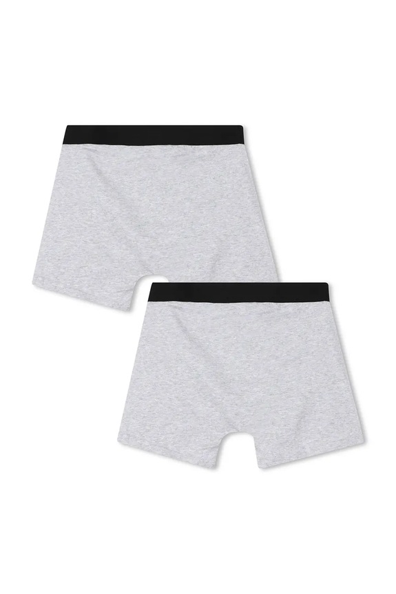 Otroške boksarice BOSS 2-pack J52665.102.150 siva SS26