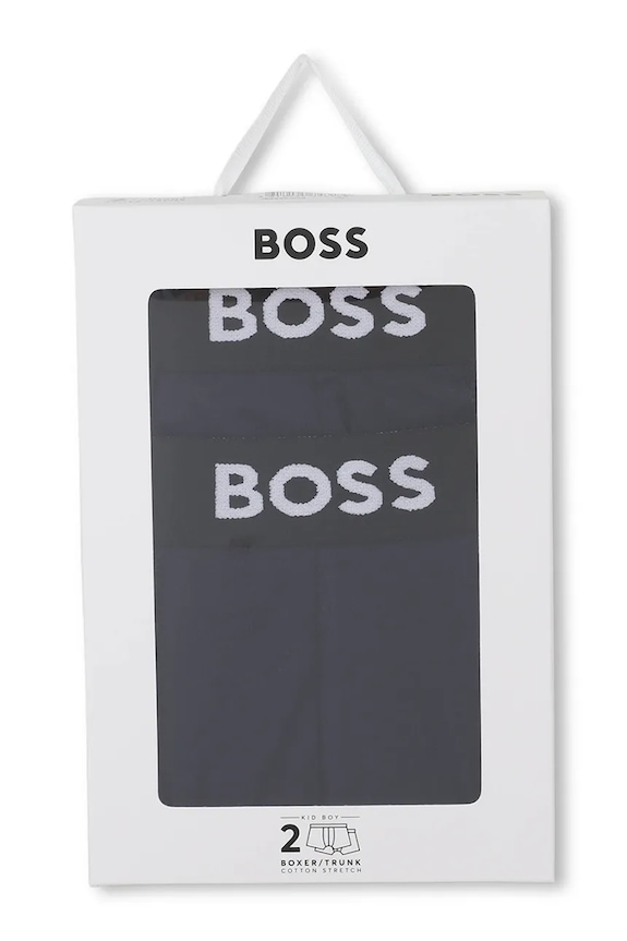 Chłopiec BOSS bokserki dziecięce 2-pack J52665.162.174 granatowy
