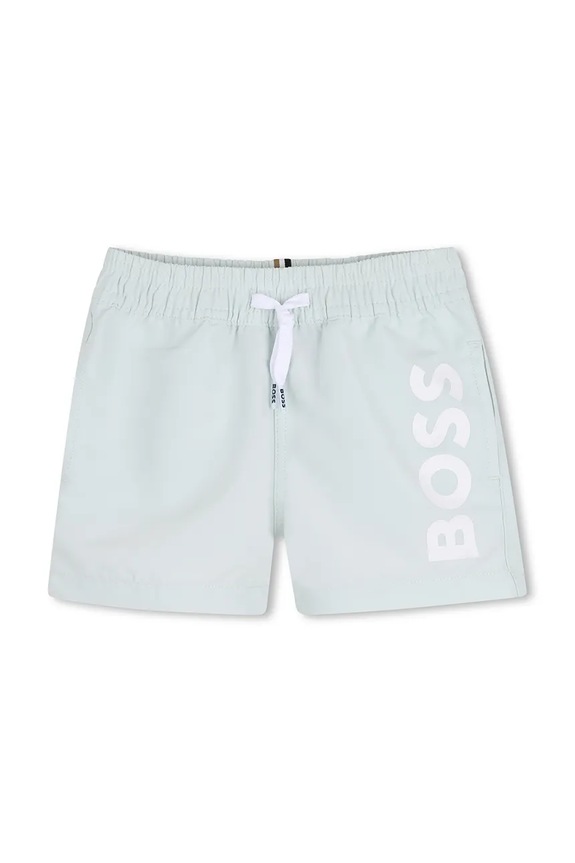 BOSS szorty kąpielowe niemowlęce Produkt niemowlęcy turkusowy J53172.86.94