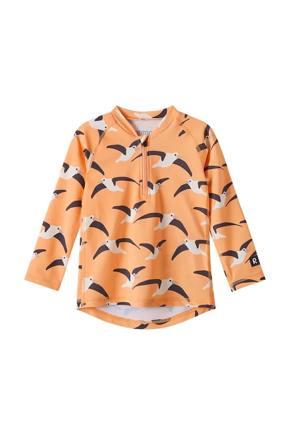 Reima longsleeve de baie pentru copii Tuvalu UV 50+ portocaliu 5200133B.PPY2