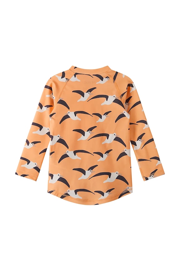 Reima longsleeve de baie pentru copii Tuvalu UV 50+ 5200133B.PPY2 portocaliu SS26