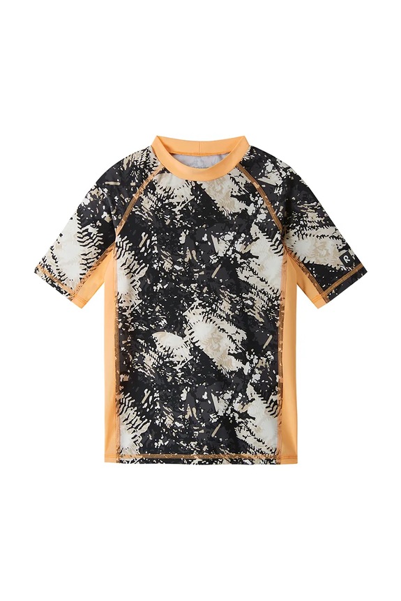 Reima t-shirt kąpielowy dziecięcy Uiva UV 50+ czarny 5200149H.PPY2