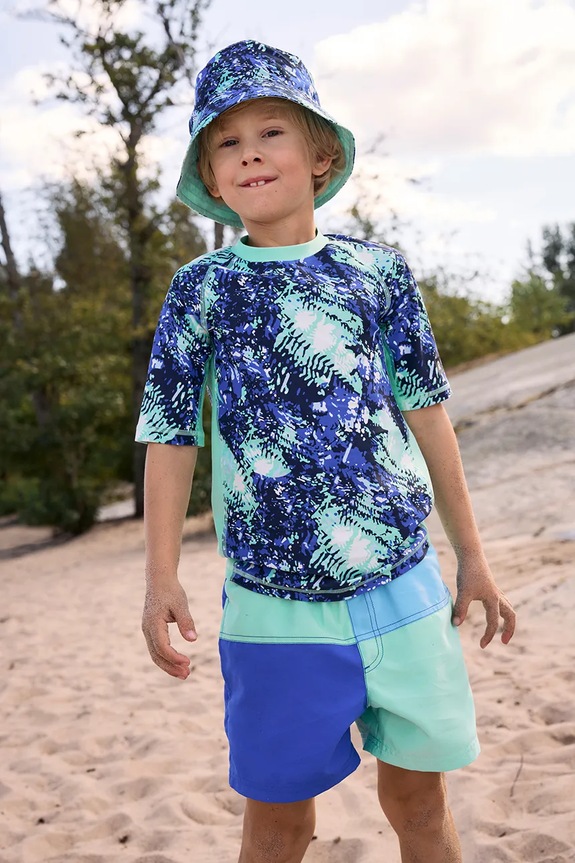 Reima pantaloncini da bagno per bambini Palmu UV 50+ blu 5200157B.PPY2
