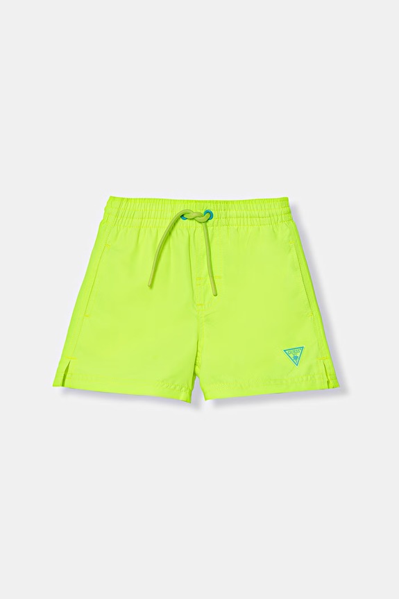 Guess pantaloni scurți de baie pentru copii verde L6GZ03.WG282.PPY2.M