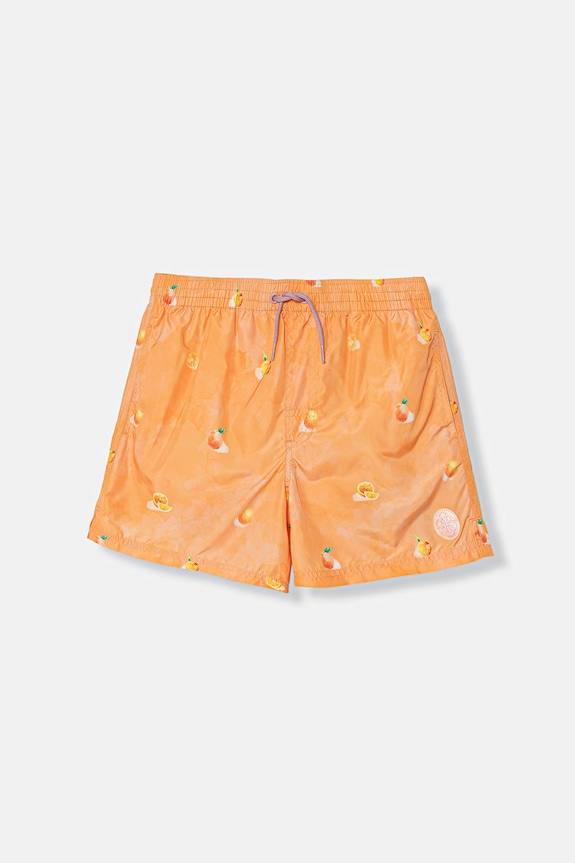 Guess pantaloni scurți de baie pentru copii portocaliu L6GZ06.WN122.PPY2.M