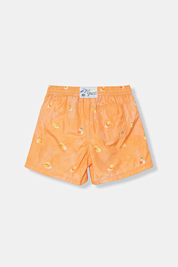 Guess pantaloni scurți de baie pentru copii L6GZ06.WN122.PPY2.M portocaliu SS26