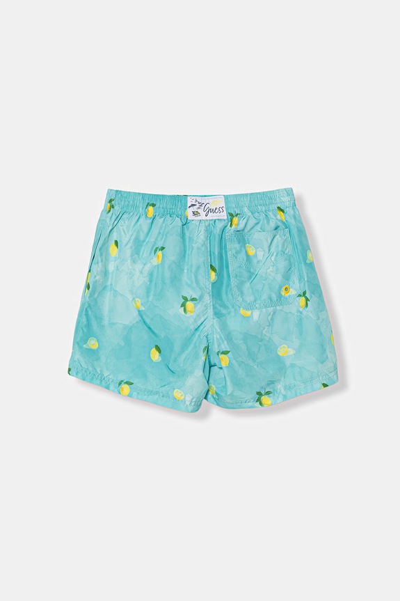Guess pantaloni scurți de baie pentru copii L6GZ06.WN122.PPY2.M turcoaz SS26
