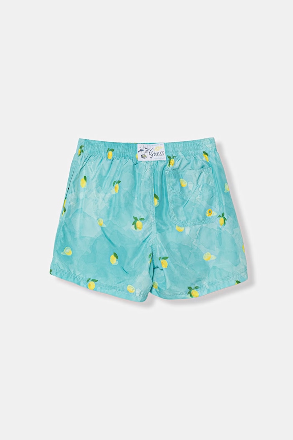Guess pantaloni scurți de baie pentru copii L6GZ06.WN122.PPY2.M turcoaz SS26
