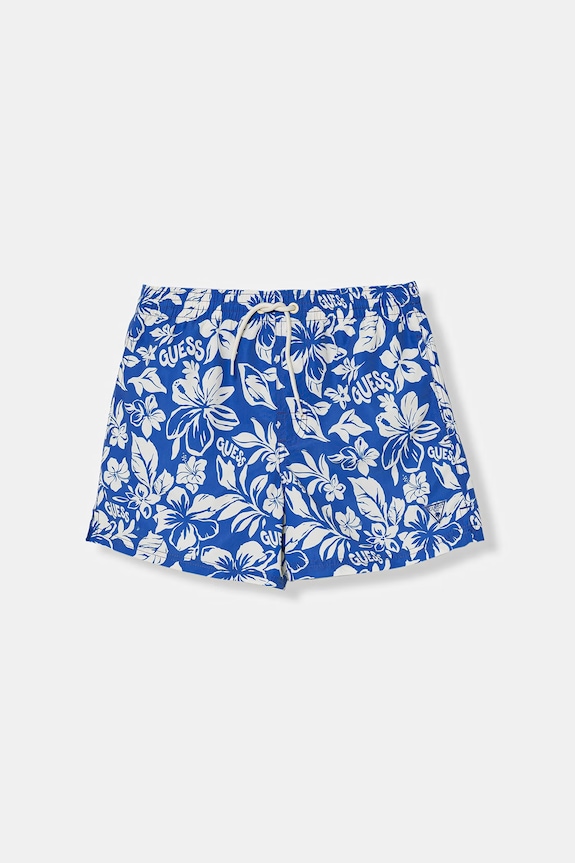 Guess pantaloni scurți de baie pentru copii albastru L6GZ05.WG282.PPY2.M